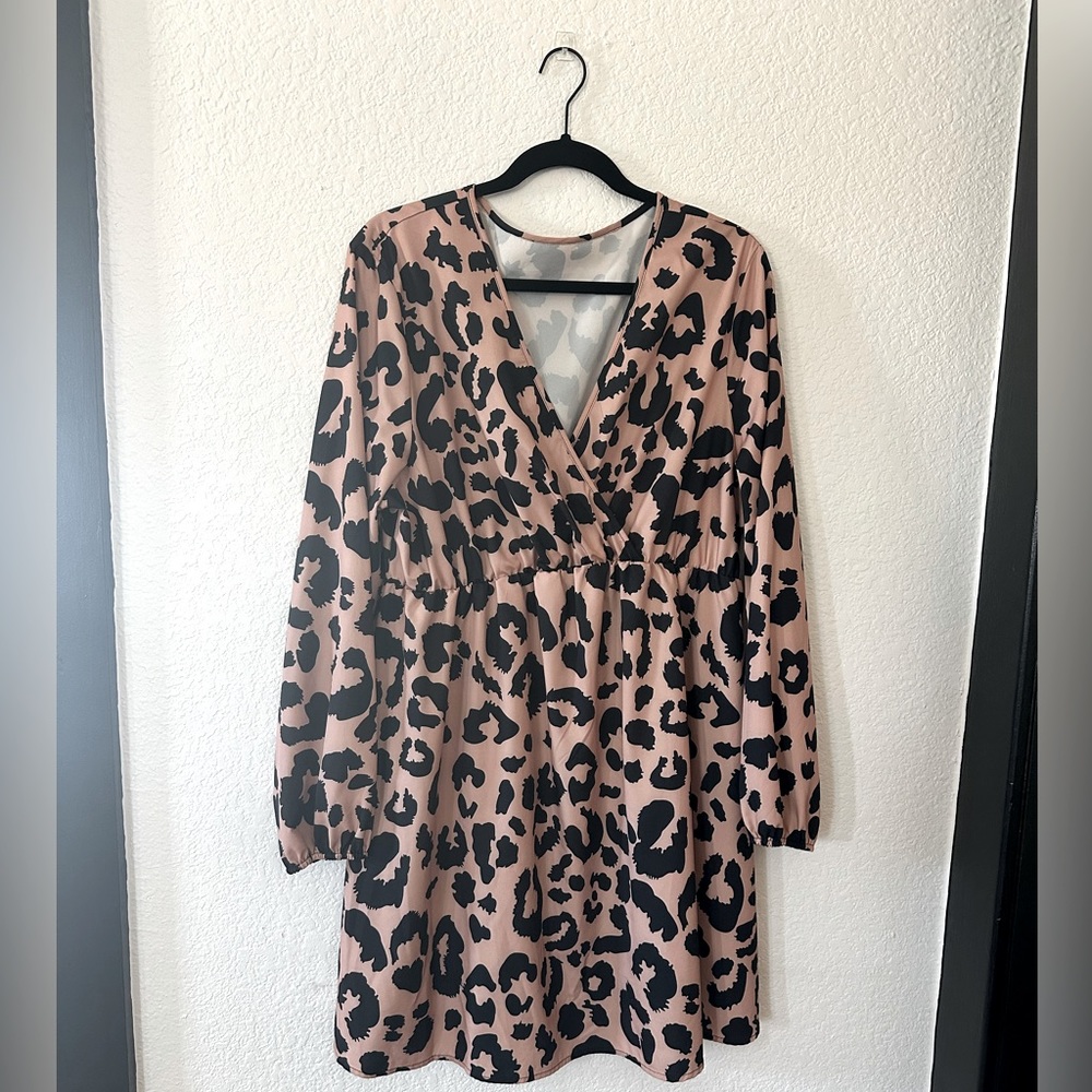 Leopard print dress